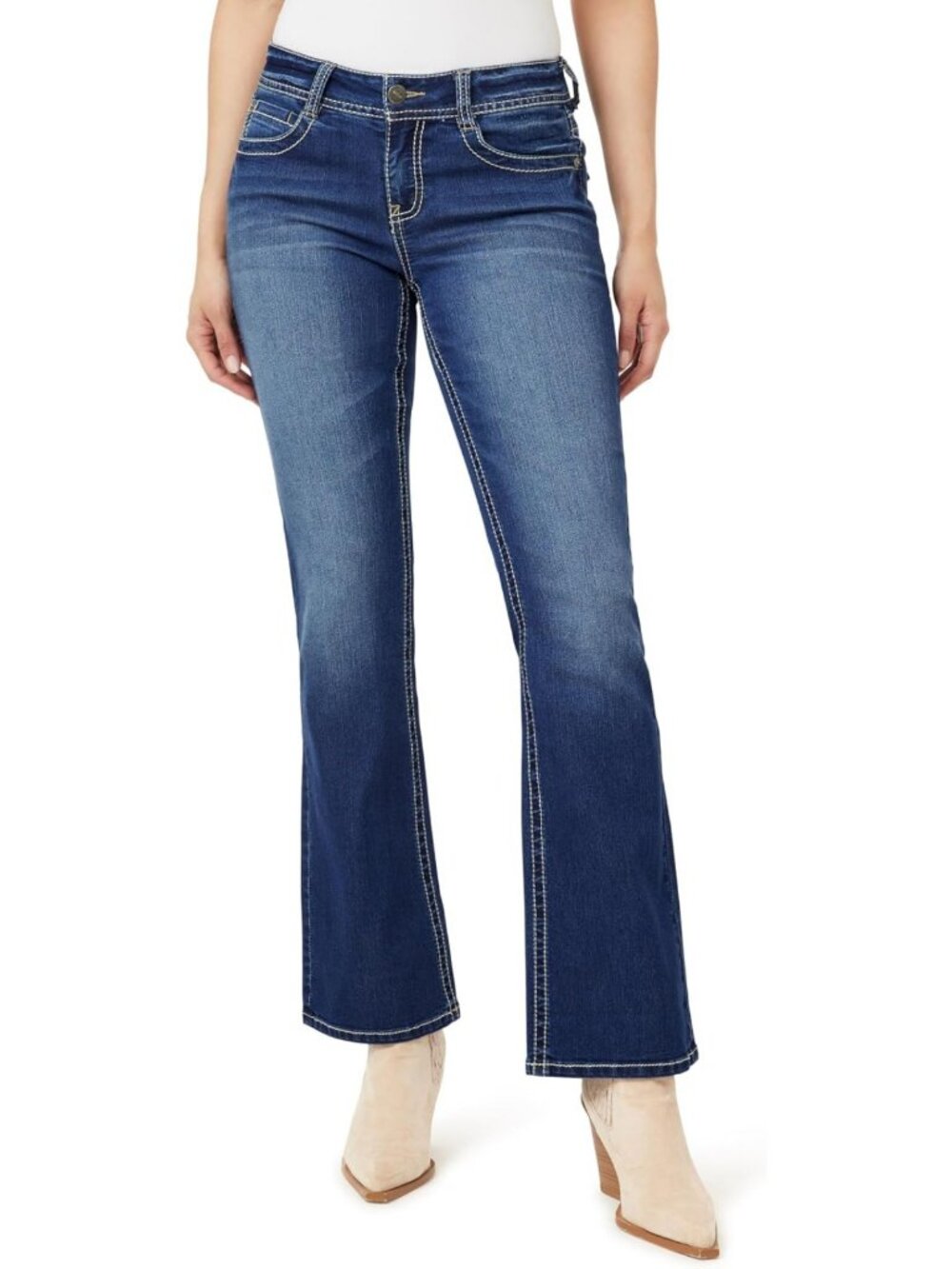 Curvy Fit Luscious Feisty Jeans for Women, Sizes 0-17, Stylish & Comfortable